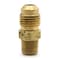 Thrifco Plumbing No. 48F 5/16 Inch Flare x 1/8 Inch MIP Brass Adapter 4401315 - alternate 1